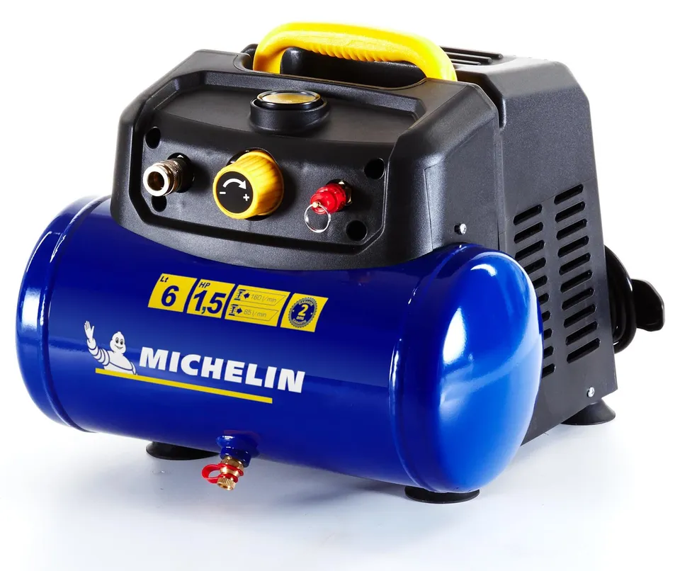 michelin-mbl6-tragbarer-luftkompressor-6-liter-lfreier-luftkompressor-integriert image 1