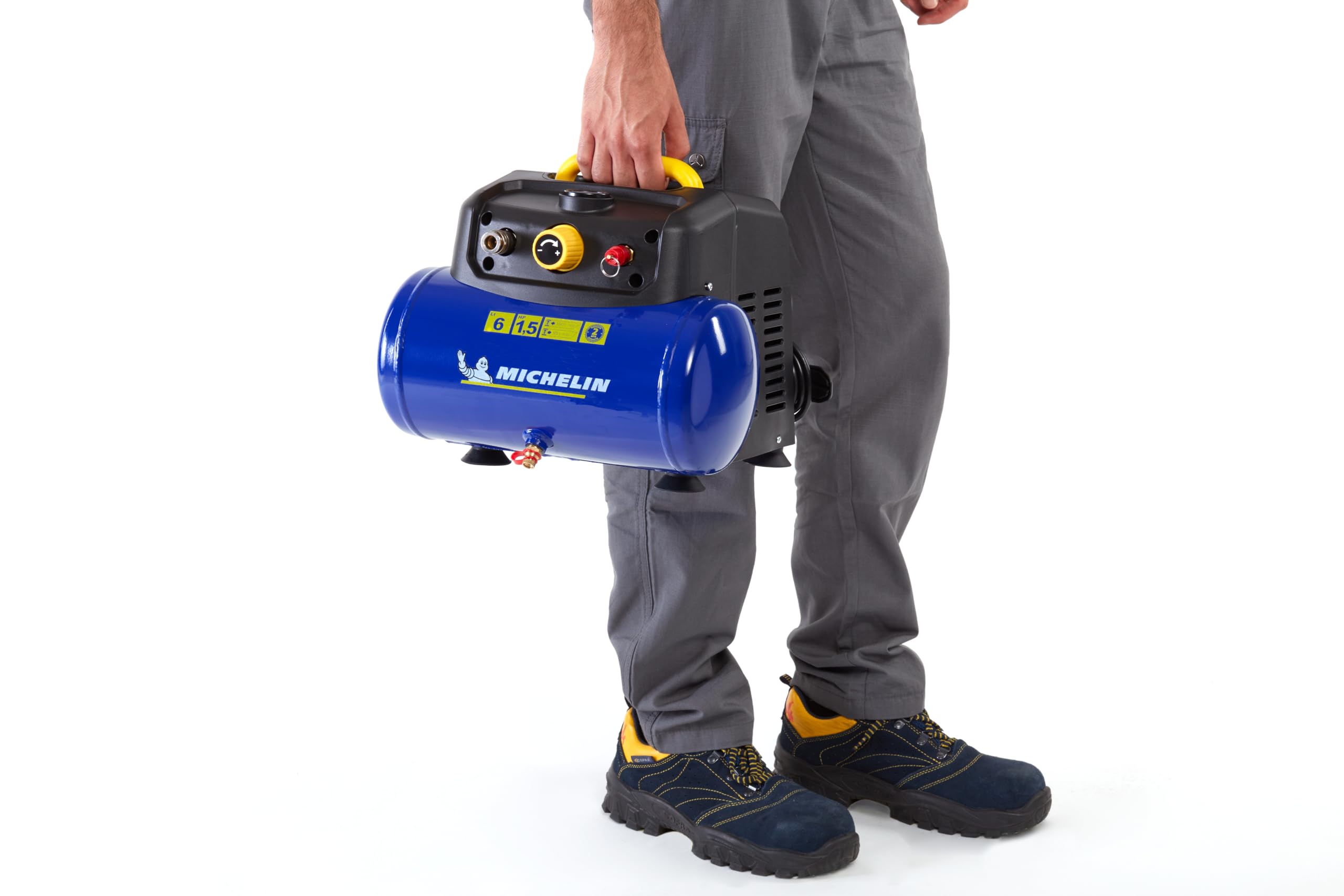 michelin-mbl6-tragbarer-luftkompressor-6-liter-lfreier-luftkompressor-integriert image 5