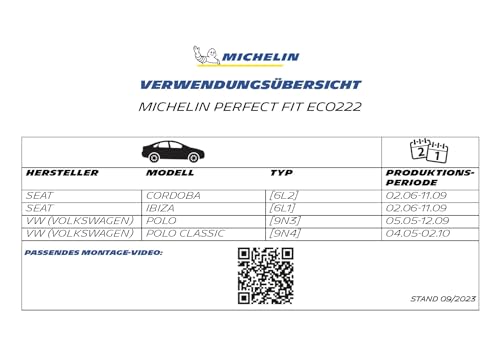 michelin-perfect-fit-222-scheibenwischer-set-front-f-r-seat-ibiza-530-470-mm-gel image 8