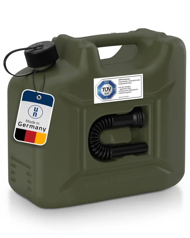 h-nersdorff-801000-kraftstoff-kanister-profi-10l-un-zugelassen-oliv image 1