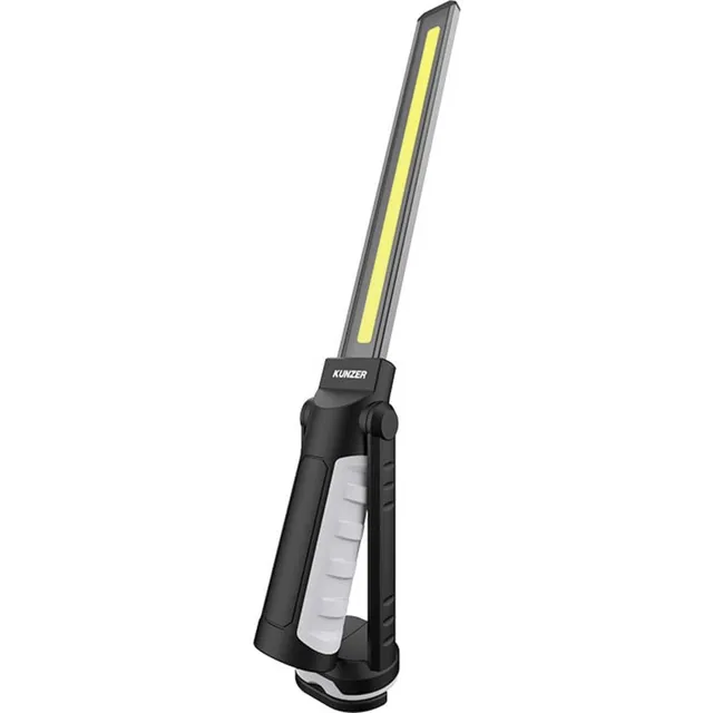 kunzer-pl-011-2-arbeitslampe-cob-werkstattlampe-mit-300-lumen-alu-abs-geh-use image 1