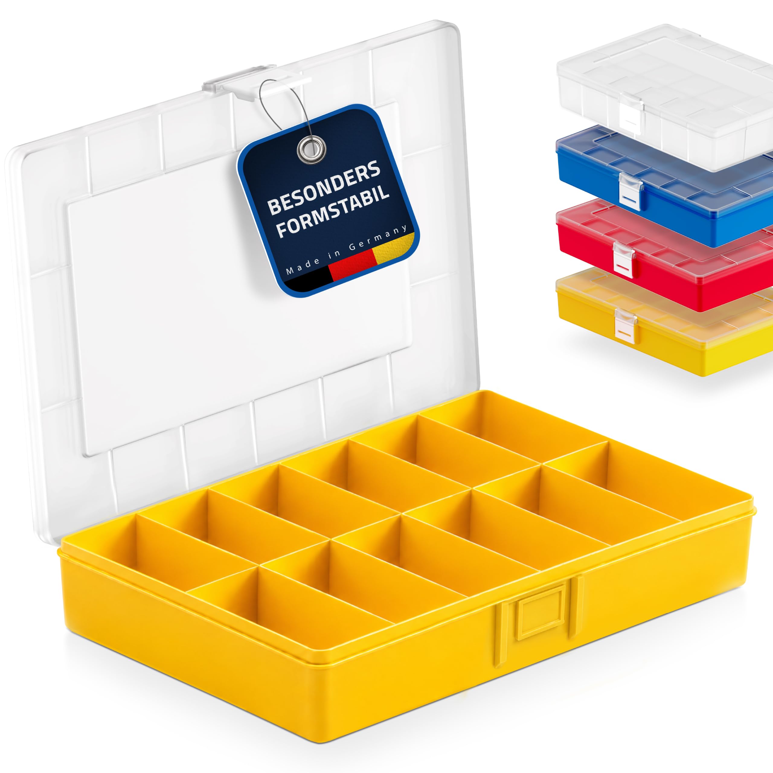 h-nersdorff-pp-compact-sortimentskasten-mit-12-f-chern-17x25x4-6-cm-gelb image 2