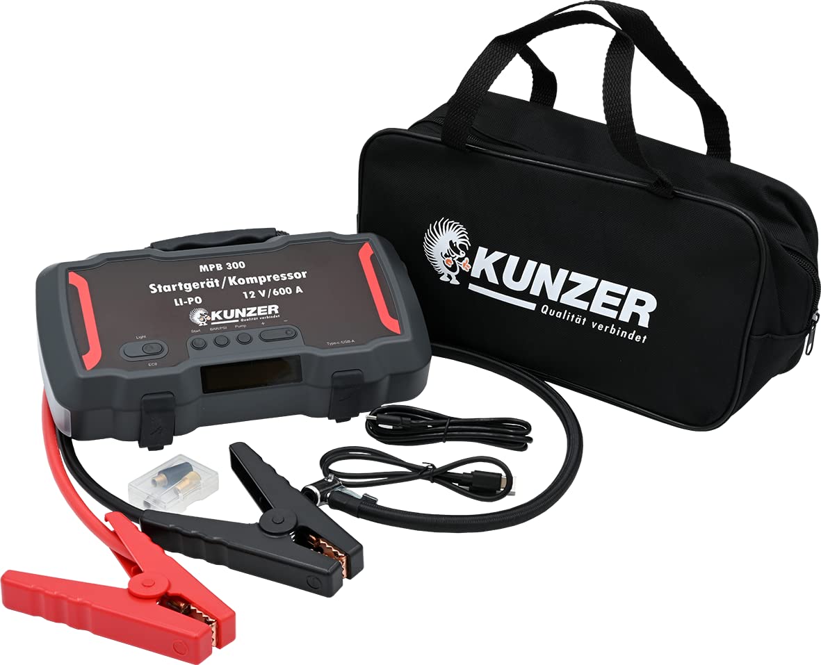 kunzer-mpb300-auto-starthilfe-booster-2000a-lithium-jumpstarter-f-r-pkw-und-moto image 1