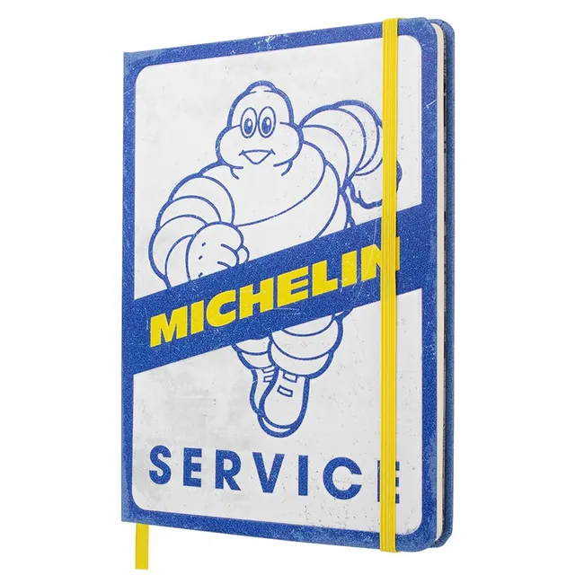 michelin-retro-notizbuch-a5-bullet-journal-dotted-vintage-design-original-lizenz image 1
