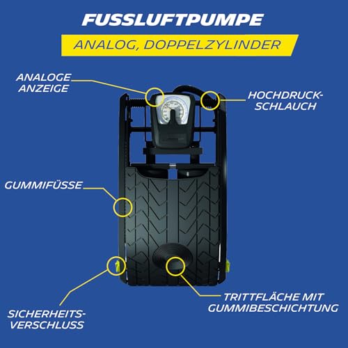 michelin-doppelzylinder-fu-luftpumpe-analog-bis-4-bar-mit-adapter-und-manometer image 6