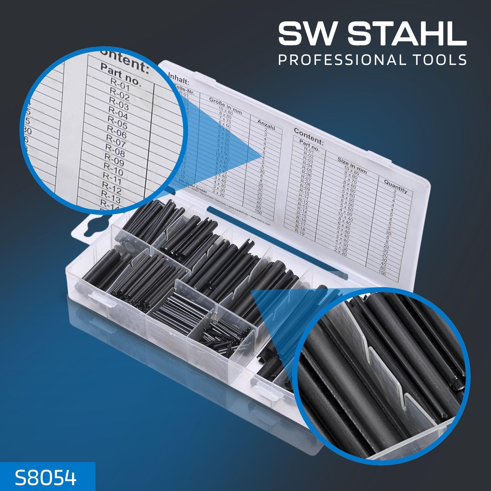 sw-stahl-s8054-federstifte-sortiment-450-teile-hohlsplinte-2-0-10-mm image 3