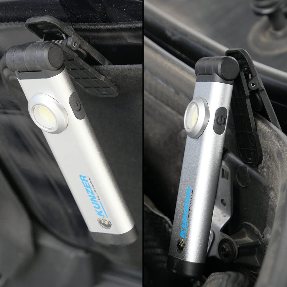 kunzer-pl-021-clip-taschenlampe-magnetisch-cob-led-aluminium image 7