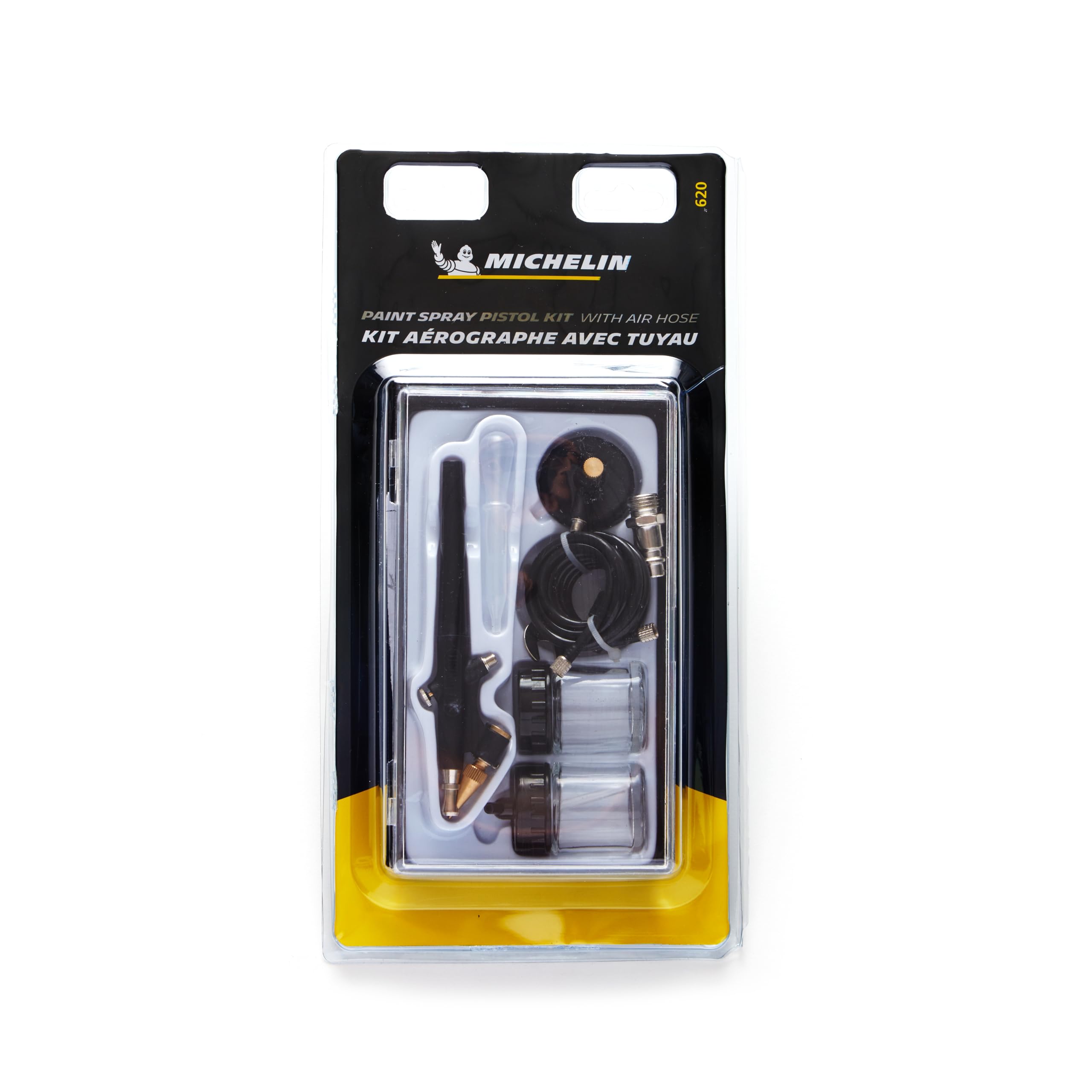 michelin-compact-airbrush-kit-mit-schlauch-2-farbkanister-tragetasche-maximaler- image 5