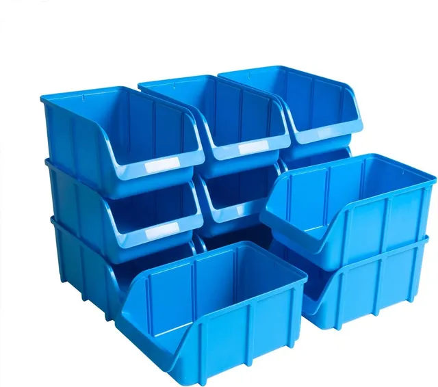 h-nersdorff-sichtbox-stapelbox-lagerbox-gr-e-4-12er-set-polypropylen-pp-blau-336 image 1
