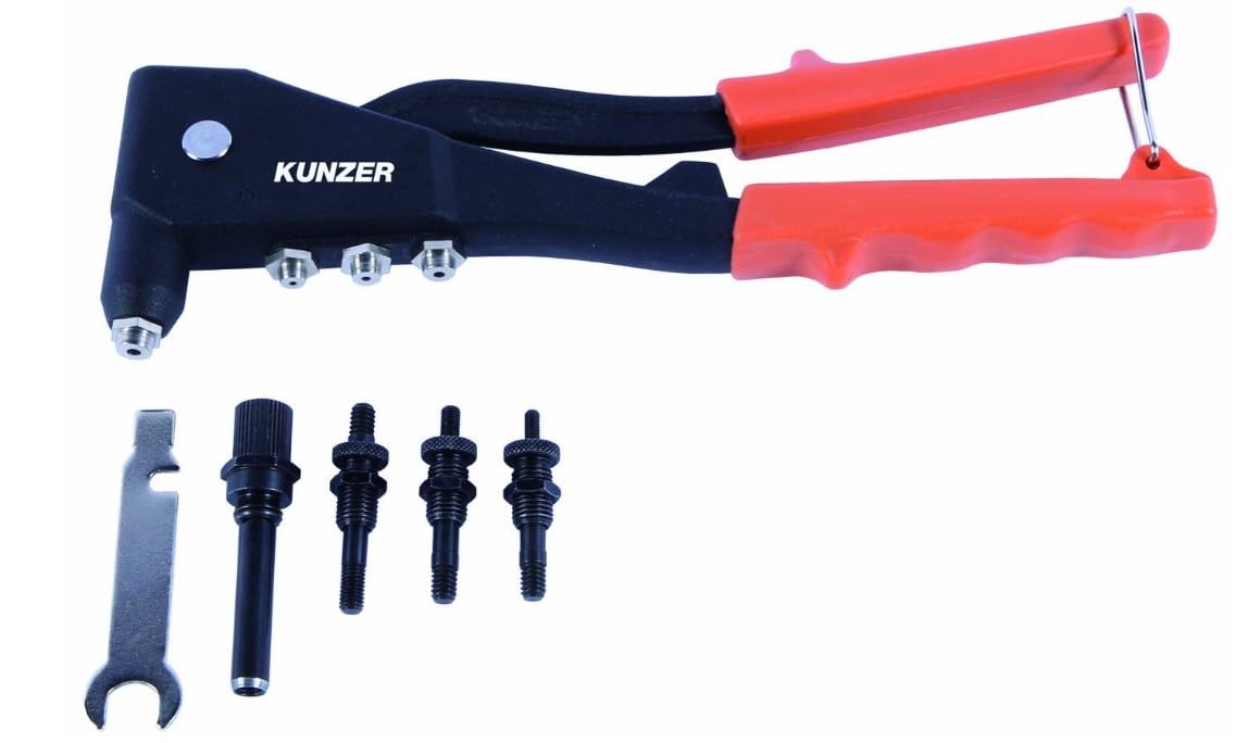 kunzer-7nzs06-nietzange-im-set-6-teilig-mit-blindnietenmutterzugdorn-m4-m6-und-l image 1