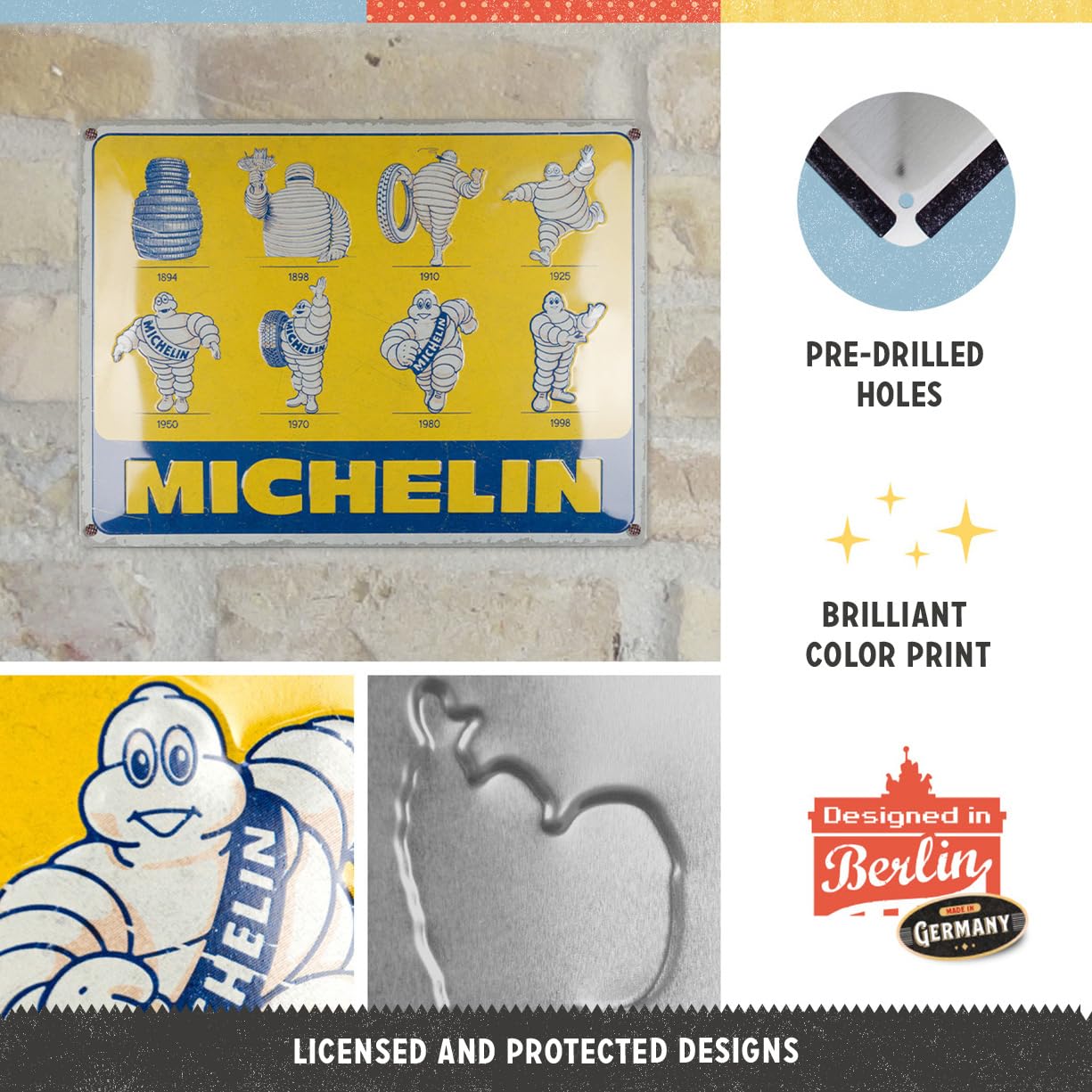 nostalgic-art-michelin-retro-blechschild-30x40-cm-logo-evolution-lizenzprodukt image 3