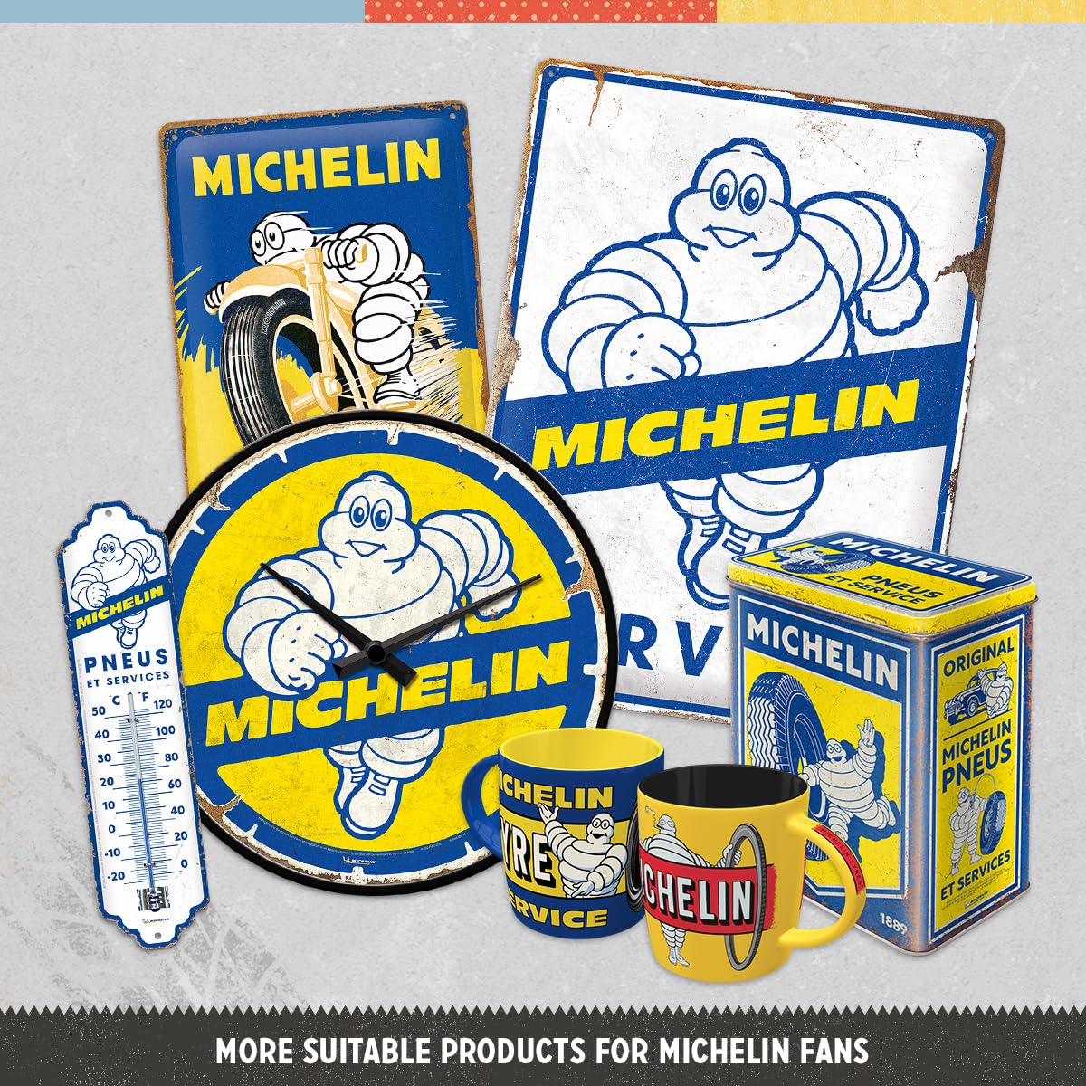 nostalgic-art-retro-blechschild-30-x-40-cm-michelin-service-original-lizenzprodu image 4
