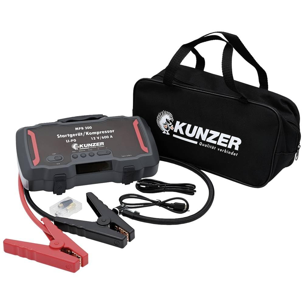 kunzer-mpb300-auto-starthilfe-booster-2000a-lithium-jumpstarter-f-r-pkw-und-moto image 2
