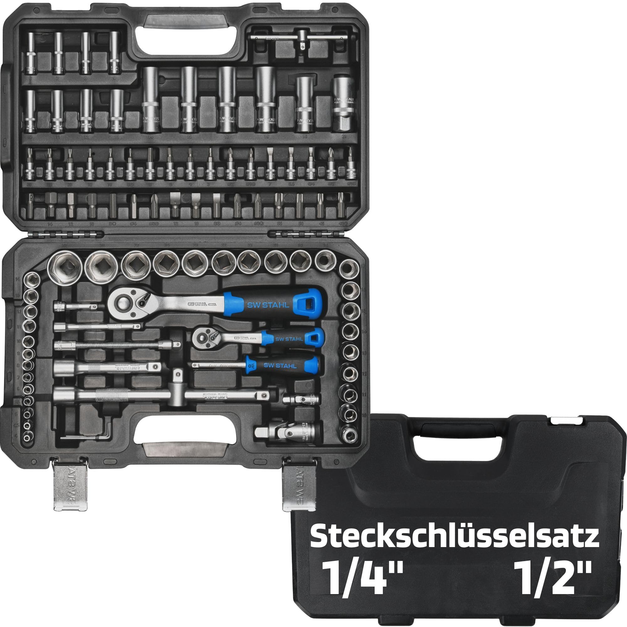 sw-stahl-07797l-steckschl-sselsatz-97-teilig-1-4-1-2-knarrenkasten-chrom-vanadiu image 1
