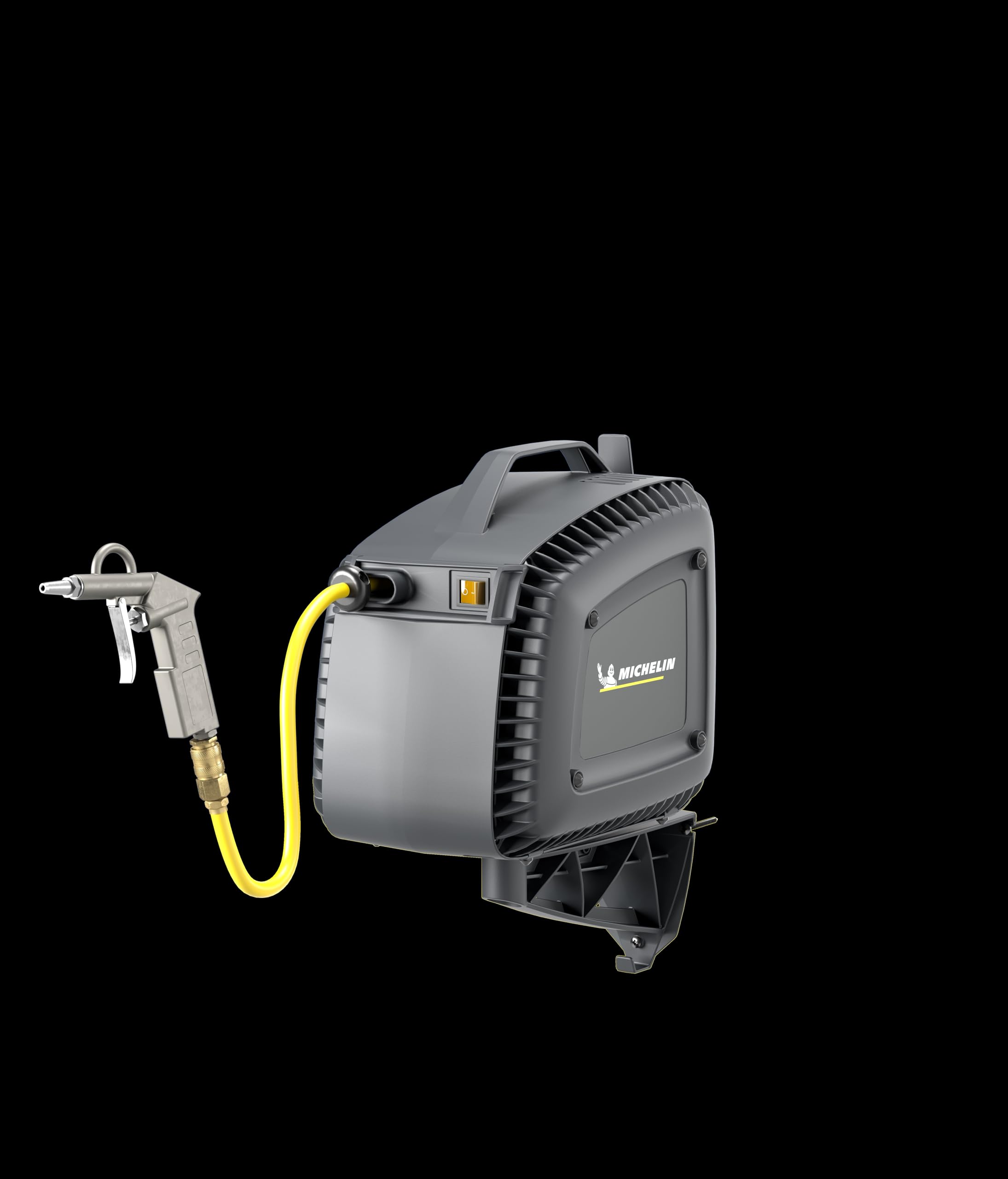 michelin-mbl-go-luftkompressor-f-r-wandmontage-mit-schlauchaufroller-10-m-schlau image 2
