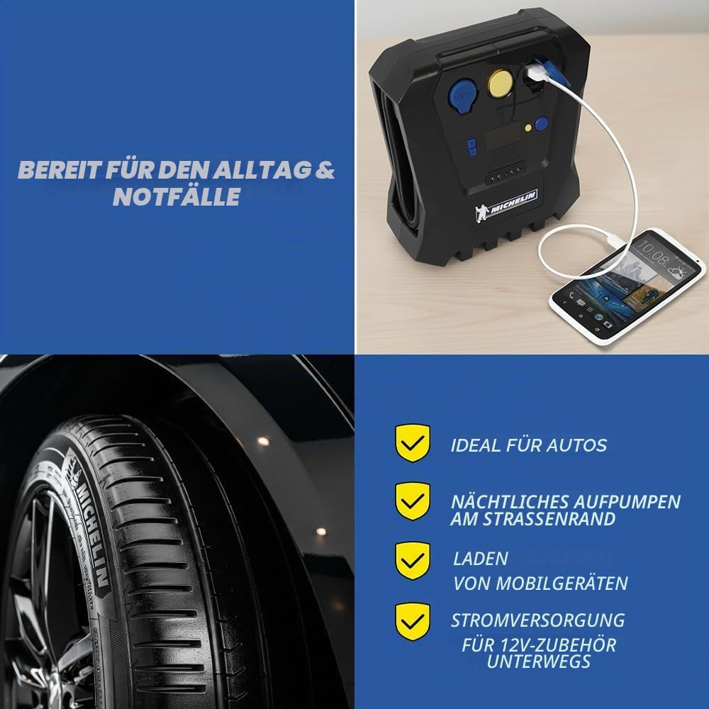 michelin-programmierbarer-12v-luftkompressor-digitaler-reifenf-ller-mit-led image 7