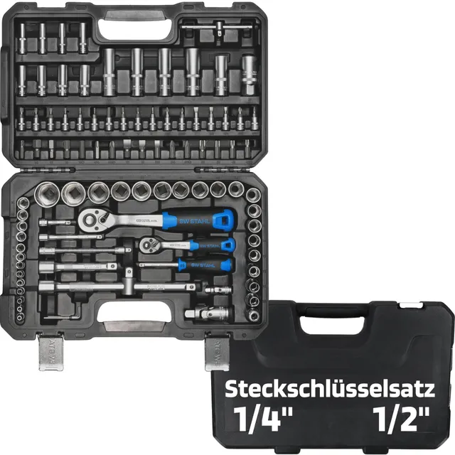 sw-stahl-07797l-steckschl-sselsatz-97-teilig-1-4-1-2-knarrenkasten-chrom-vanadiu image 1