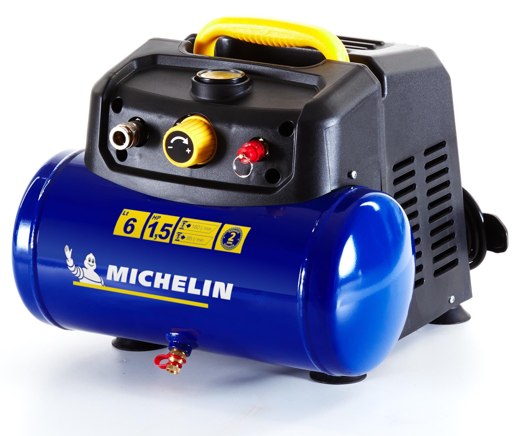 michelin-mbl6-tragbarer-luftkompressor-6-liter-lfreier-luftkompressor-integriert image 1