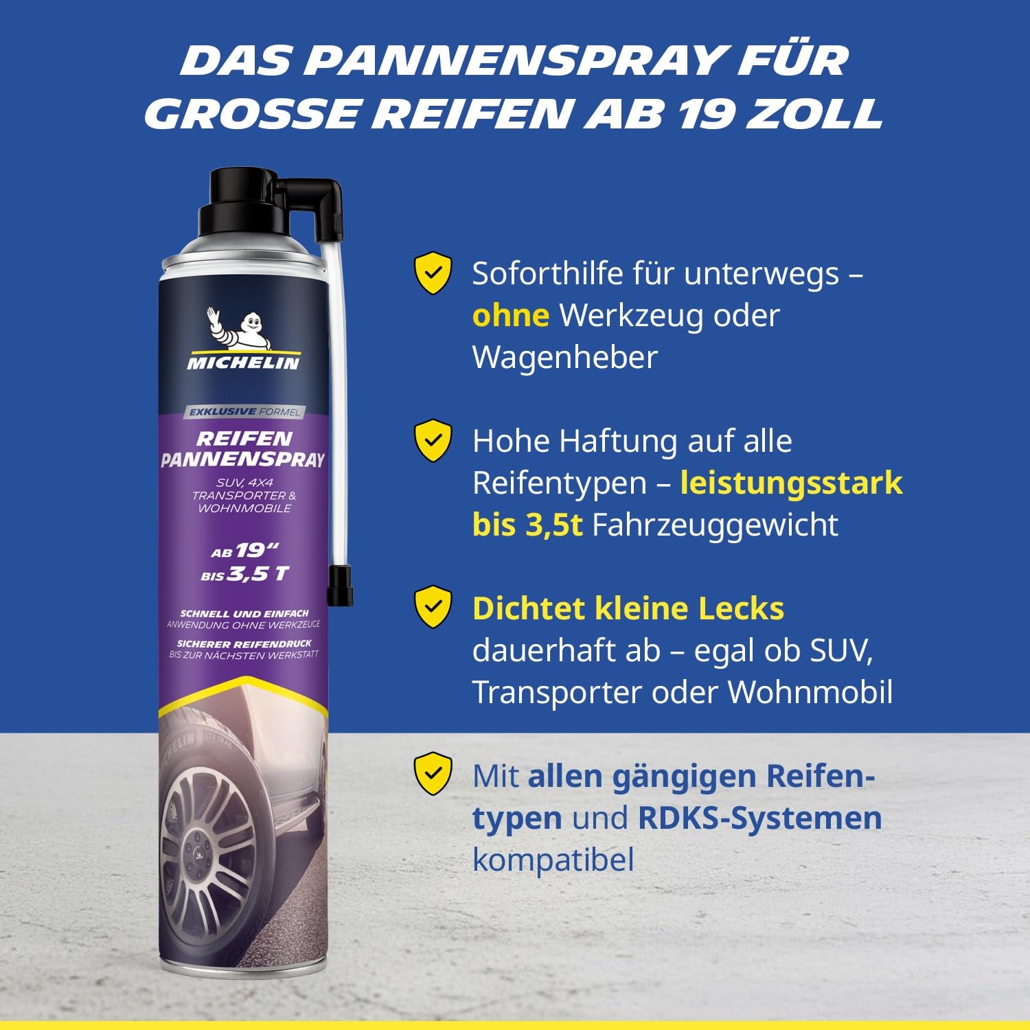 michelin-reifenpannenspray-750-ml-f-r-gro-e-reifen-ab-19-zoll-bis-3-5-t-rdks-kom image 2
