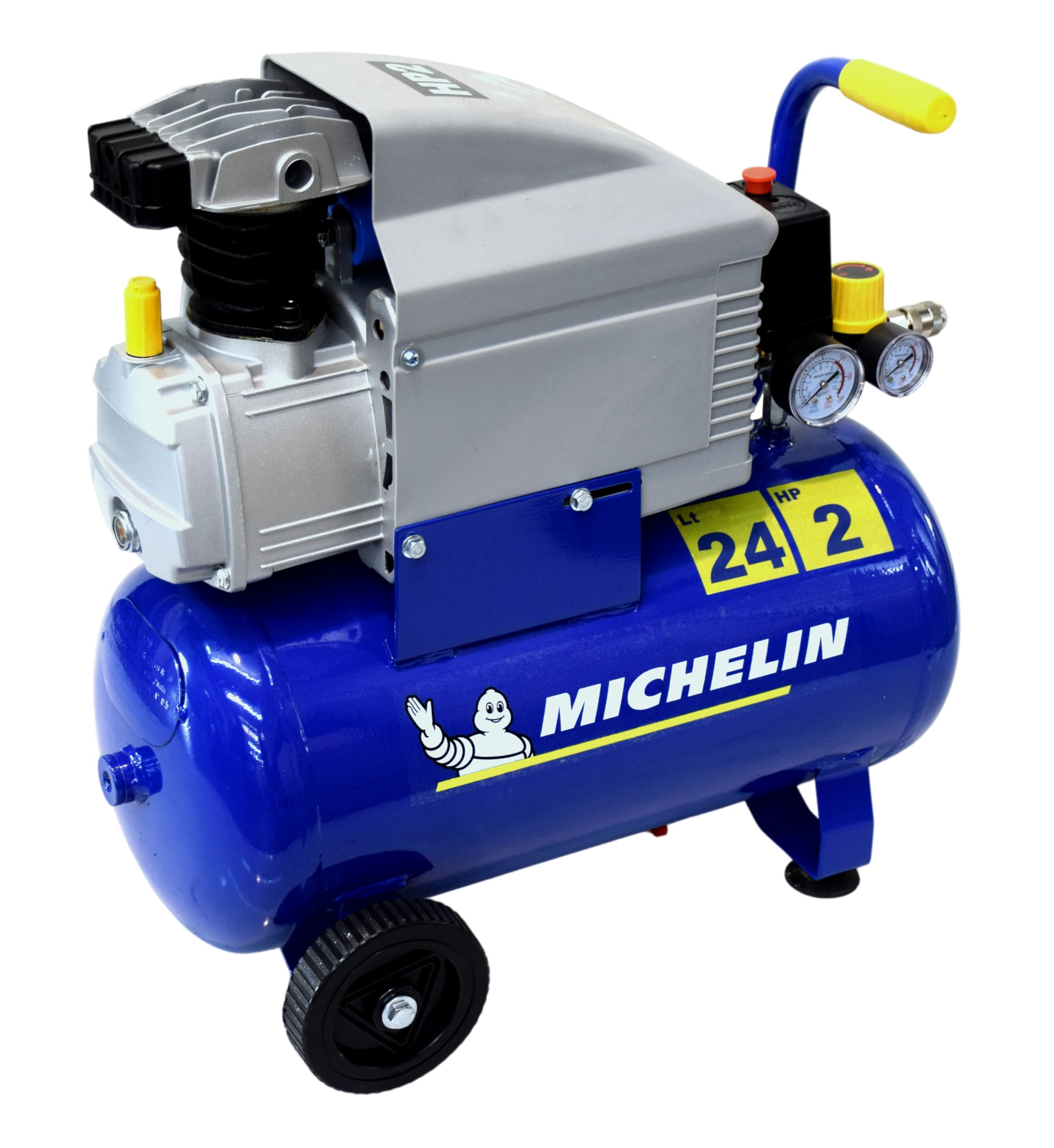 michelin-mb24-24-luftkompressor-24-liter-tank-1-5-kw-motor-8-bar-170-l-min image 1
