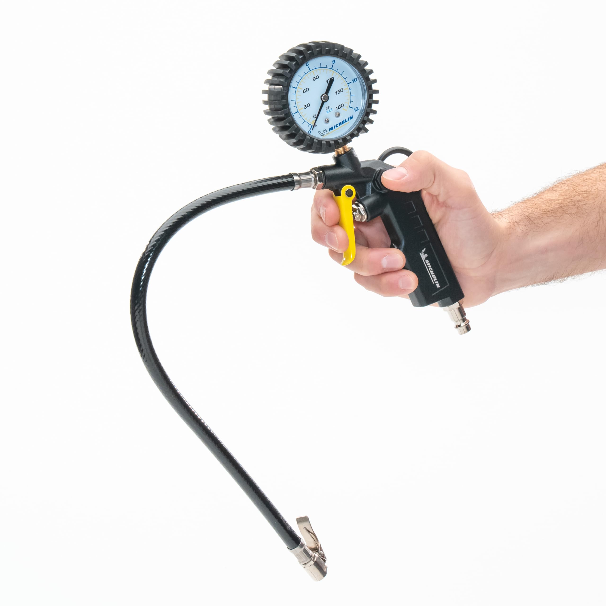 michelin-reifenf-ller-mit-doppel-skala-manometer-druckluft-luftpistole-mit-flexi image 3