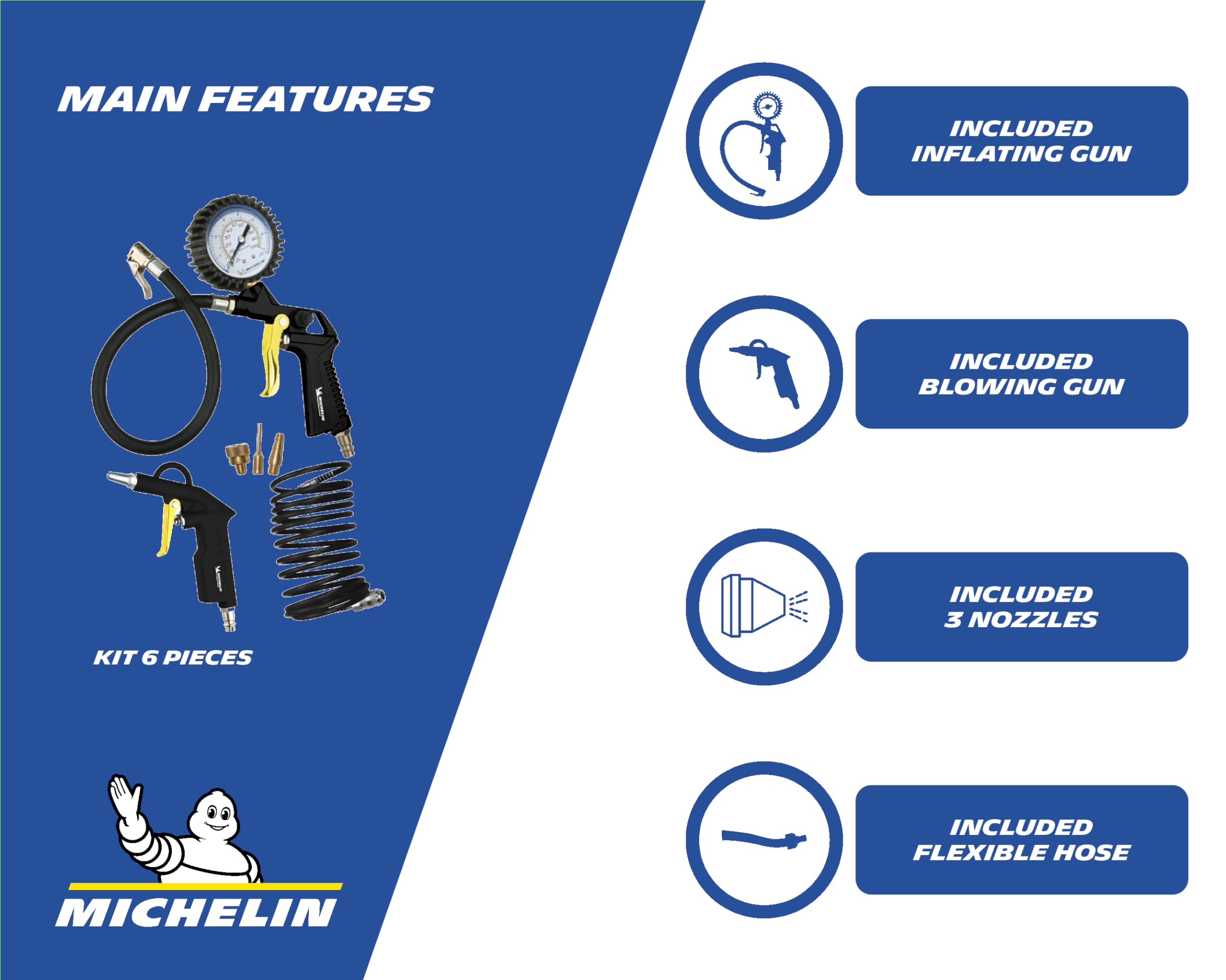 michelin-3-teiliger-druckluft-kit-f-llpistole-mit-manometer-5-m-spiralschlauch-u image 2